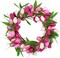 6.56 ft Artificial Tulip Garland – Spring Floral Vine with Green Leaves for Easter, Christmas, Wall, Home, Wedding & Indoor/Outdoor Décor
